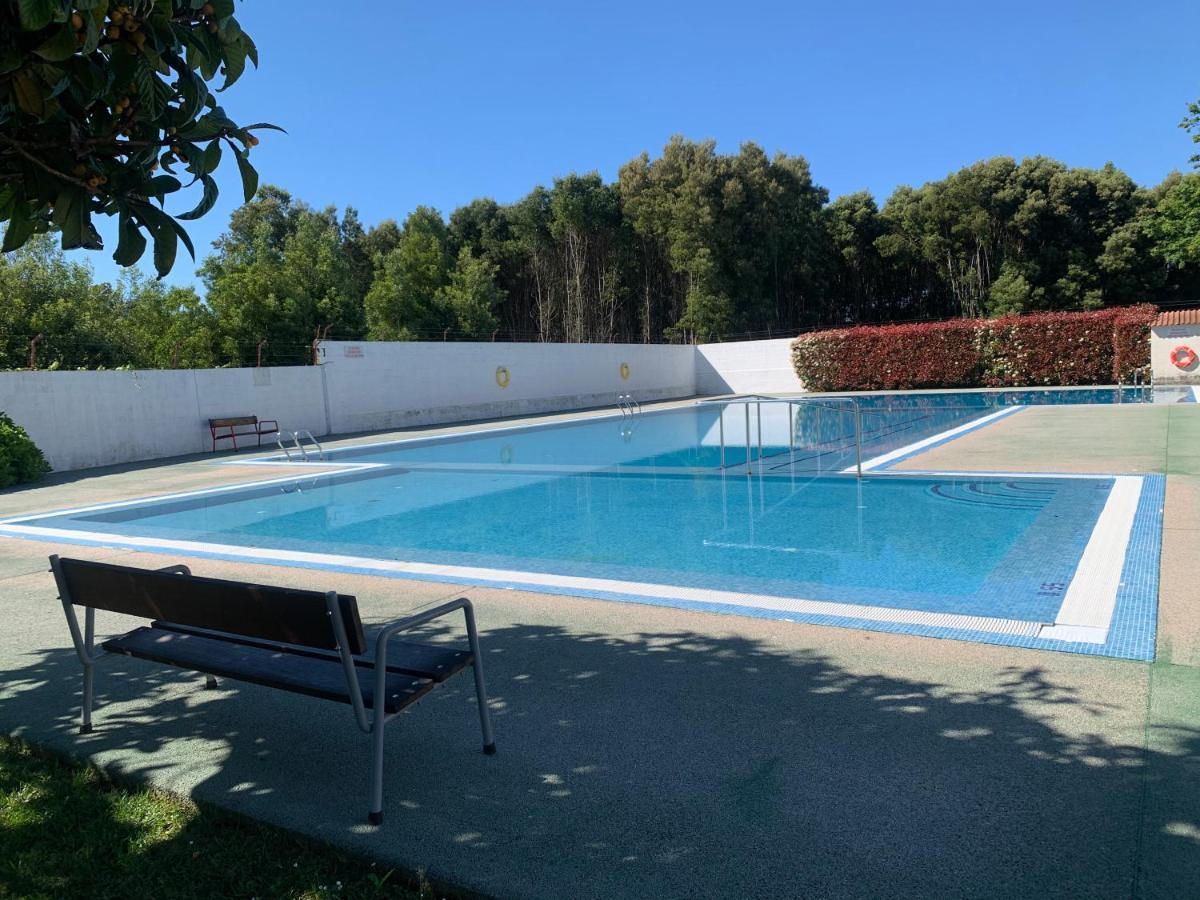 Urbanizacion Con Piscina Arnelas Sanxenxo Buitenkant foto
